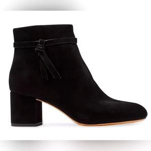 Kait Spade New York Knoott Suede Ankle Boots Black Size 9.5 New NWB